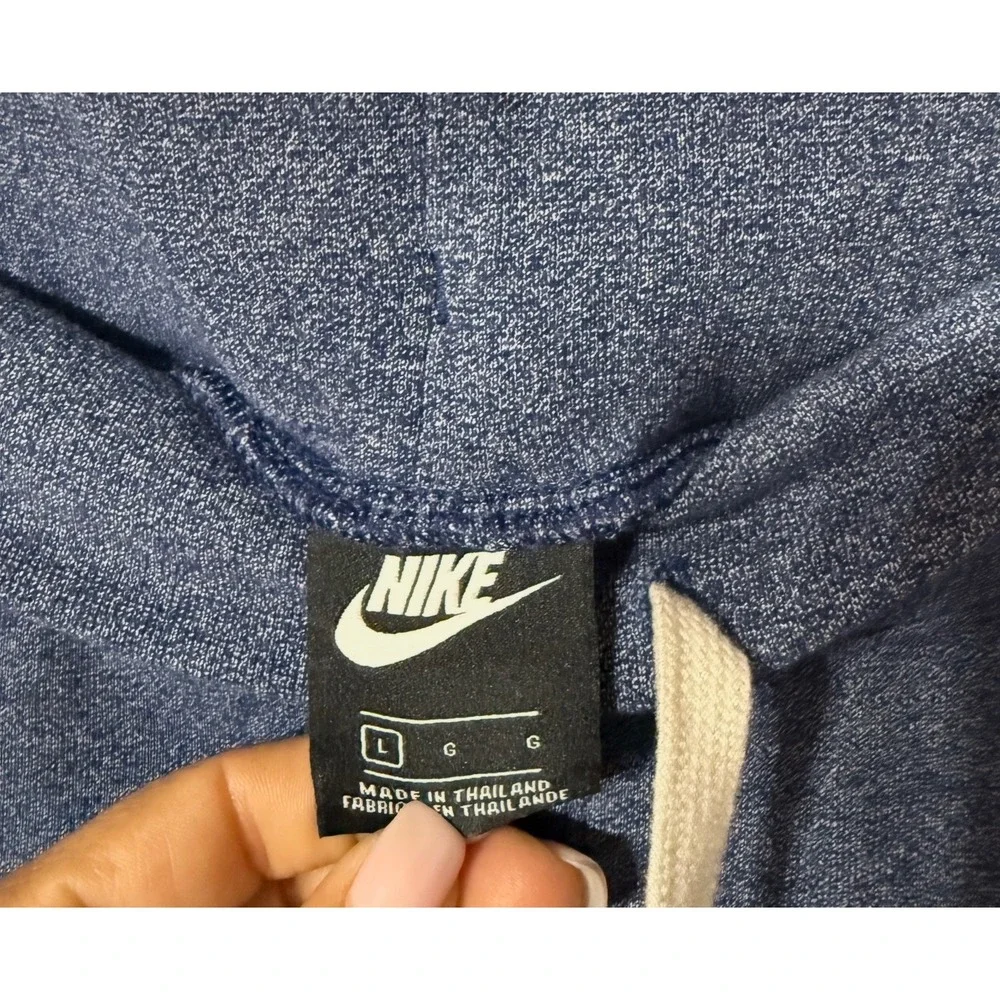 Nike Sportswear‎ Men Blue Heather Jogger Sweatpants Large Futura Logo Pocket
